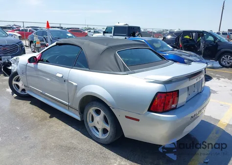 2001 Ford Mustang из США, поврежденный, VIN 1FAFP44451F208230